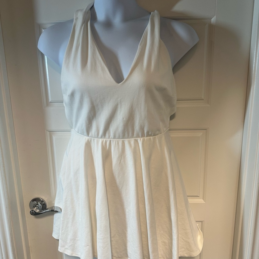 Lulus Elegant White Sleeveless Dress